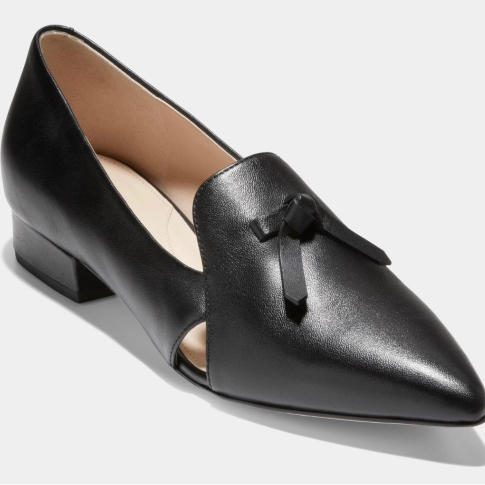 New Cole Haan Women's Black Viola Skimmer Flat / Sz 7